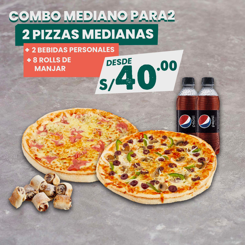 Combo Mediano Para 2